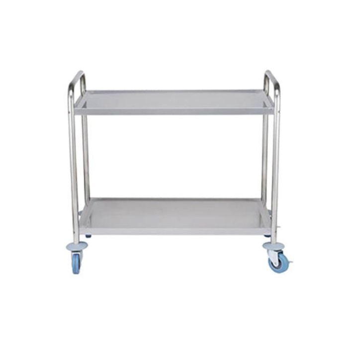 Modular Systems Stainless Steel Two Teir Trolley