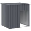 vidaXL Dog House Dog Kennel with Roof Dog Crate Anthracite Galvanised Steel 110x103x109 cm