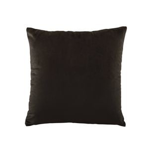 Bianca Vivid Coordinates Square Chocolate Velvet Cushion 43cm