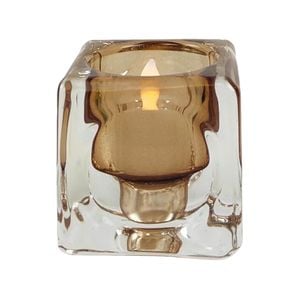 Urban Tommy 5.5cm Glass Tealight/tapered Candle Holder - Rose