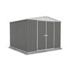 Absco Sheds 3.0 x 2.92 x 2.30m Woodland Grey Highlander Double Door Garden Shed