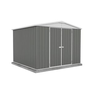 Absco Sheds 3.0 x 2.92 x 2.30m Woodland Grey Highlander Double Door Garden Shed