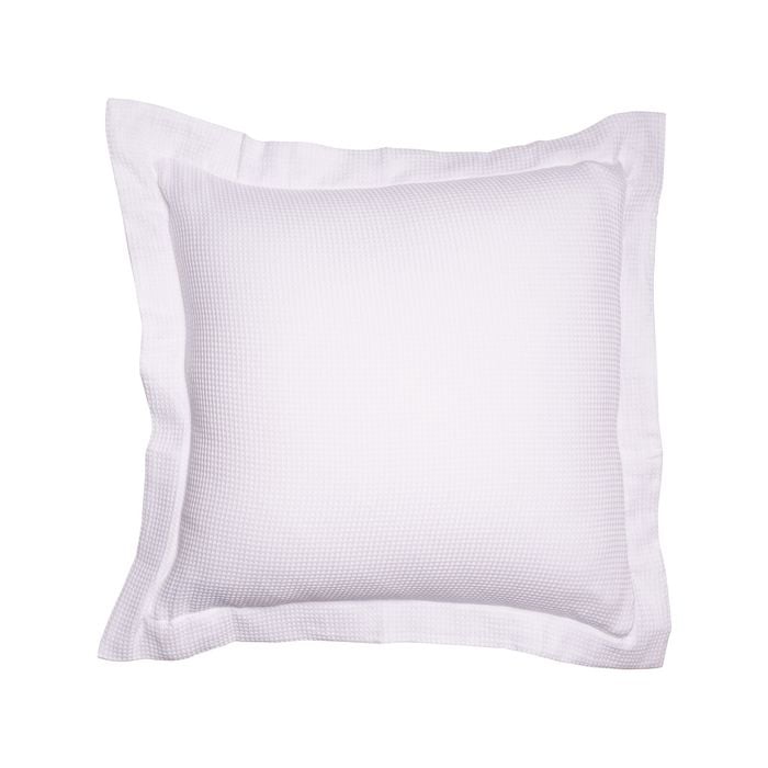 Jenny Mclean Paris waffle Cushion Cover 60x60cm White