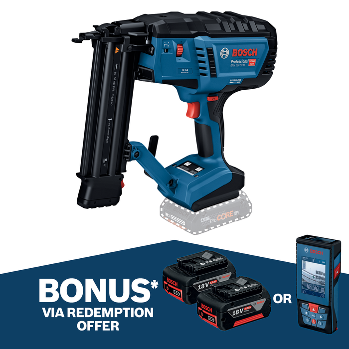 Bosch 18V Professional Wood Nailer 0601482400- Skin Only