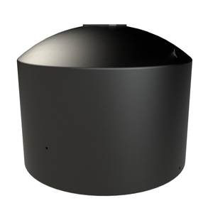 Melro Tanks 2200L Black Round Squat Poly Water Tank