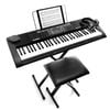 Alesis Harmony Mk.3 61-Key Portable Keyboard w/Footpedal/Accesssories