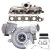 Billet Turbo+genuine Exhaust Manifold, Oil Feed Pipe For Mitsubishi Asx 4n13 1.8l