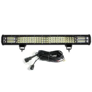 Elinz 26" inch 3 Rows LED Light Bar Work Driving FLOOD SPOT COMBO Offroad 4WD
