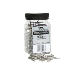 NZ Nails 45 x 3.3mm 500g 304 Stainless Steel Flat Head Nail
