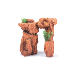 Kazoo Red Stonehenge W/plants 20cm Part 1 (18381)