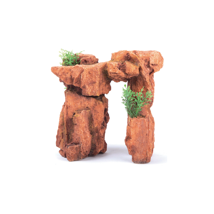 Kazoo Red Stonehenge W/plants 20cm Part 1 (18381)