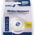 Quell Wireless Interconnect Bedroom Photoelectric Electric Smoke Alarm 140050