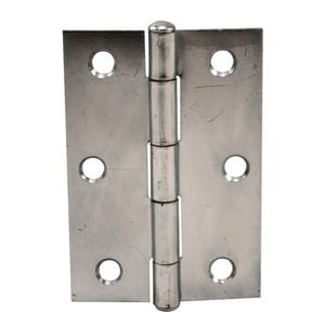 Zenith 85mm Zinc Plated DURAsmooth™ Loose Pin Butt Hinge