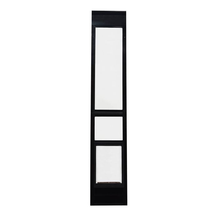 Hartman 385 x 270mm Black Large Pet Door For Patio And Sliding Doors