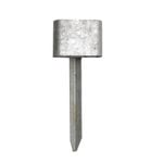 RapidMesh 360 x 100mm Galvanised Steel Spike Foot - For Temporary Fence