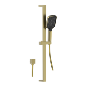 Mondella  Brushed Brass Rococo Multifunction Rail Shower