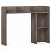 Costway Desktop Bookshelf Wood Display Rack Storage Organiser Office Grey