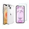 Icoverlover For Iphone 13 Mini Case + [2-pack] Glass Screen Protectors Clear