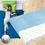 STARRY EUCALYPT 7-Zone Memory Foam Mattress Topper Queen 8cm