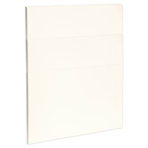 Kaboodle 600mm Buttermilk Modern 3 Drawer Panels