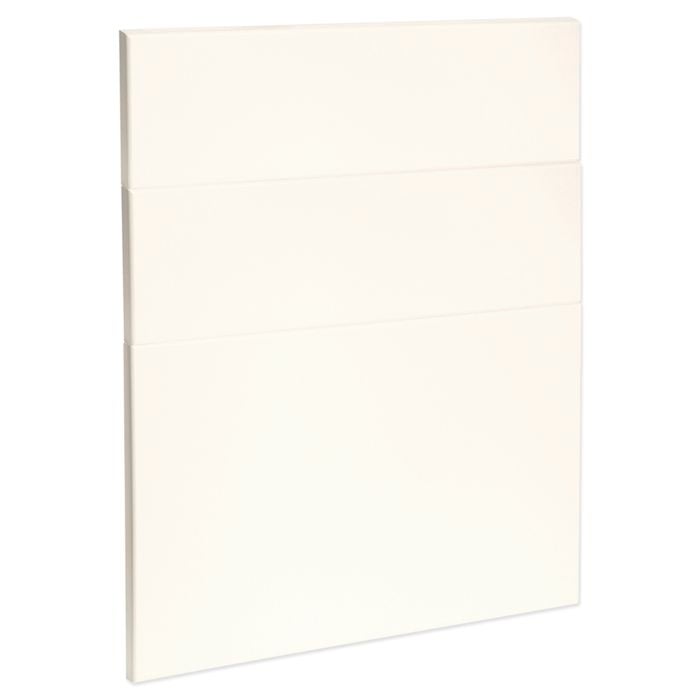 Kaboodle 600mm Buttermilk Modern 3 Drawer Panels