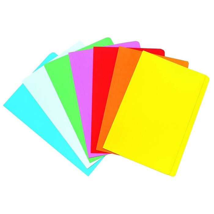 Marbig Manilla Folders 20pk (Foolscap) (Assorted)