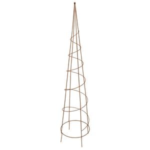 Jack 1.4m Rust Spiral Obelisk