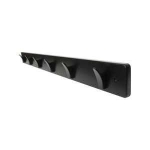Adoored 6 Hook Black Nickel Deco Hook Rack