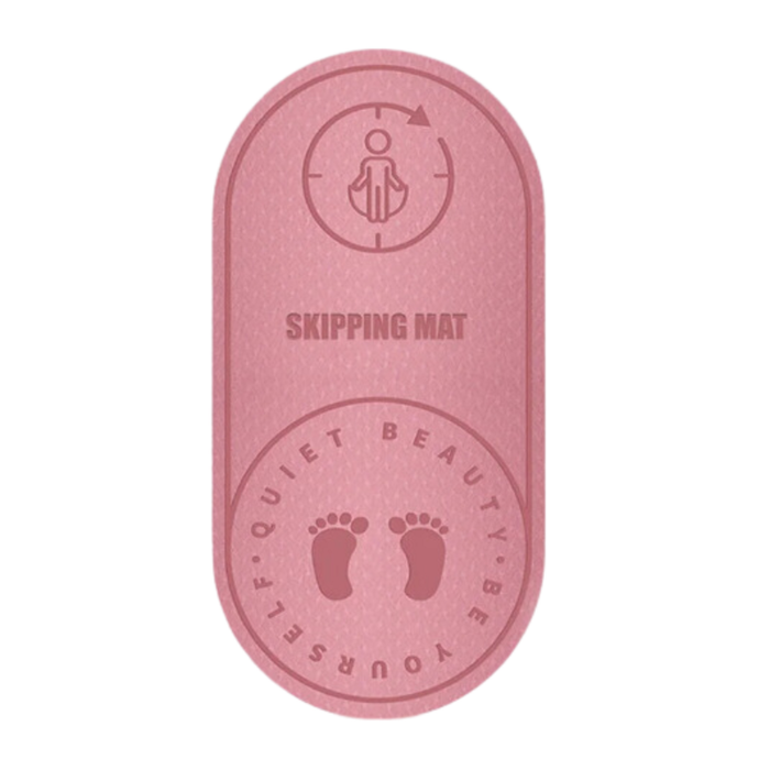 NNEOBA Jump Rope Mat Thicken Shock Absorbent [Pink]
