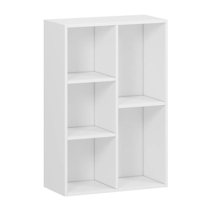 Practa 880mm White 5 Shelf Storage Unit