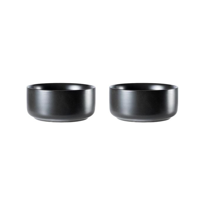 Alex Liddy Share Stoneware Dip Bowl Set Of 2 11x5cm Black