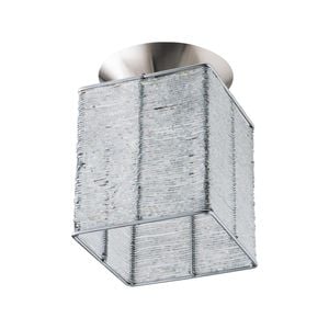 Verve 13cm Beaded Square Chrome Ella Batten Fix
