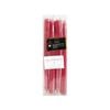4PK Dinner 25cm Wax Taper Candle Set Table Decor - Burgundy