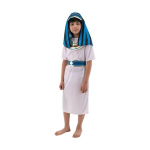 Oceana Boys Egyptian Pharaoh Costume Robe Belt Collar Headpiece Kids XXL