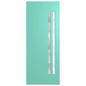 Hume 2040 x 820 x 40mm Verve External Door VER11 - Cathedral