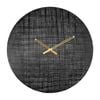 Ssh Collection Criss Cross 61cm Wide Round Wall Clock - Black