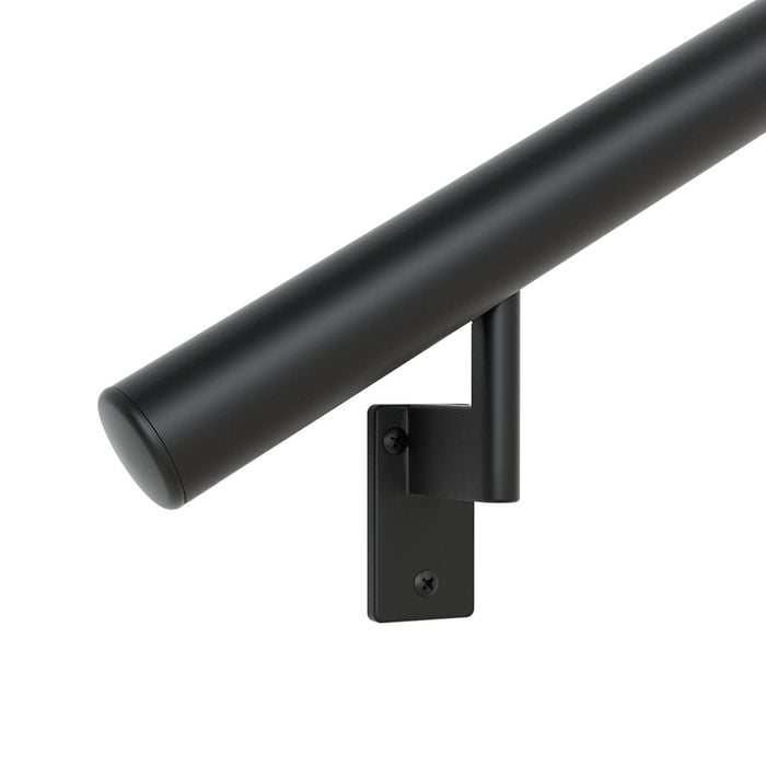Promenaid Black Satin Handrail - Per Linear Metre