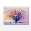 Bouquet Of Wild Flower Oil Painting Print 100% Australian Made 90x60cm (Stretched Canvas)