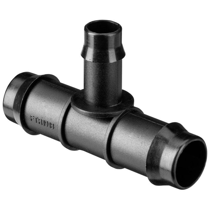 Pope 19mm Tee x 13mm Barbed Reducing Joiner