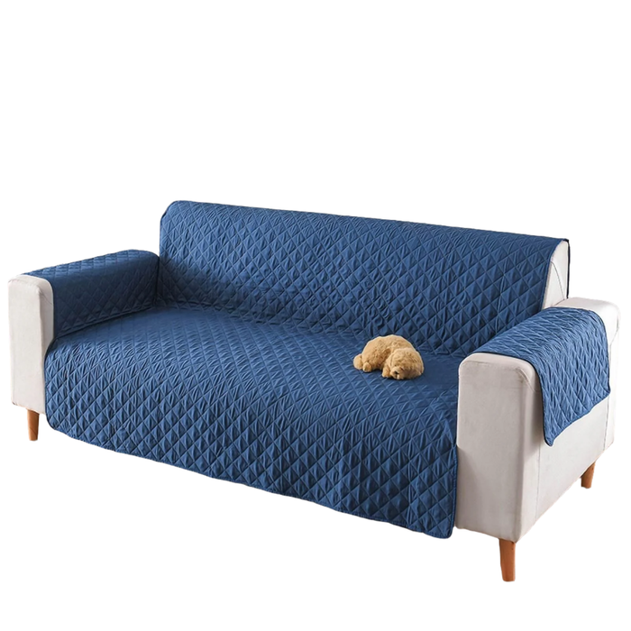 Splendid Living Sofa Cover Quilted Couch Covers Lounge Pet Protector Slipcovers Blue