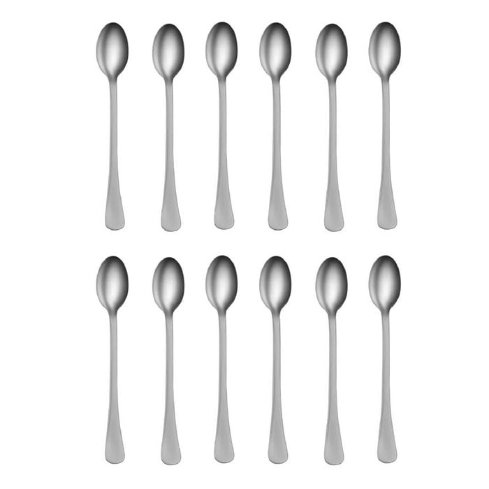 Tablekraft Elite Stainless Steel Soda Spoons - Set 12