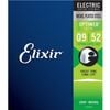 Elixir #19007 Electric Guitar 7 Strings Optiweb Steel 9-52 Super Light