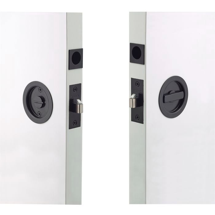 Windsor Brass Black Privacy Cavity Slider