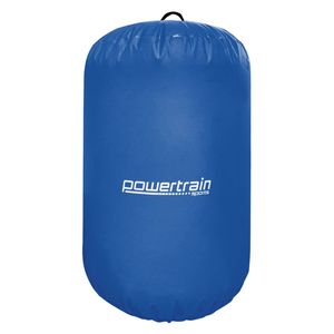 Powertrain Inflatable Air Barrel Gymnastics Roller 120cm x 75cm - Blue PVC Tumbling Mat for Flips & Balance