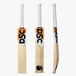 DSC Krunch PRO Supreme Cricket Bat | Color: Beige & Orange | Size: Harrow | Material: English Willow