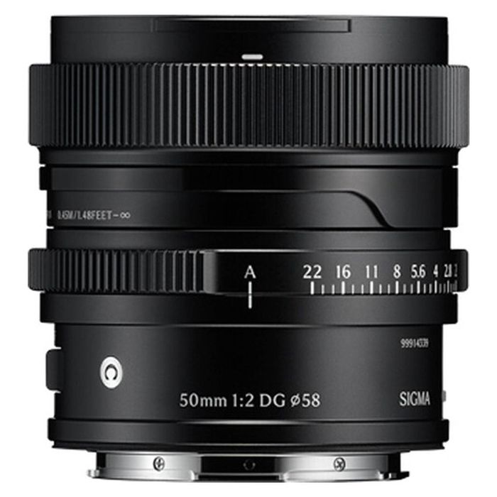 Sigma 50mm f/2 DG Contemporary Lens - Sony E-Mount Black