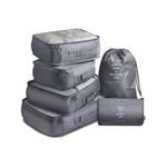 6 Piece Travel Bags Travel Storage Bags Luggage Storage Bags Clothes Packing Bags