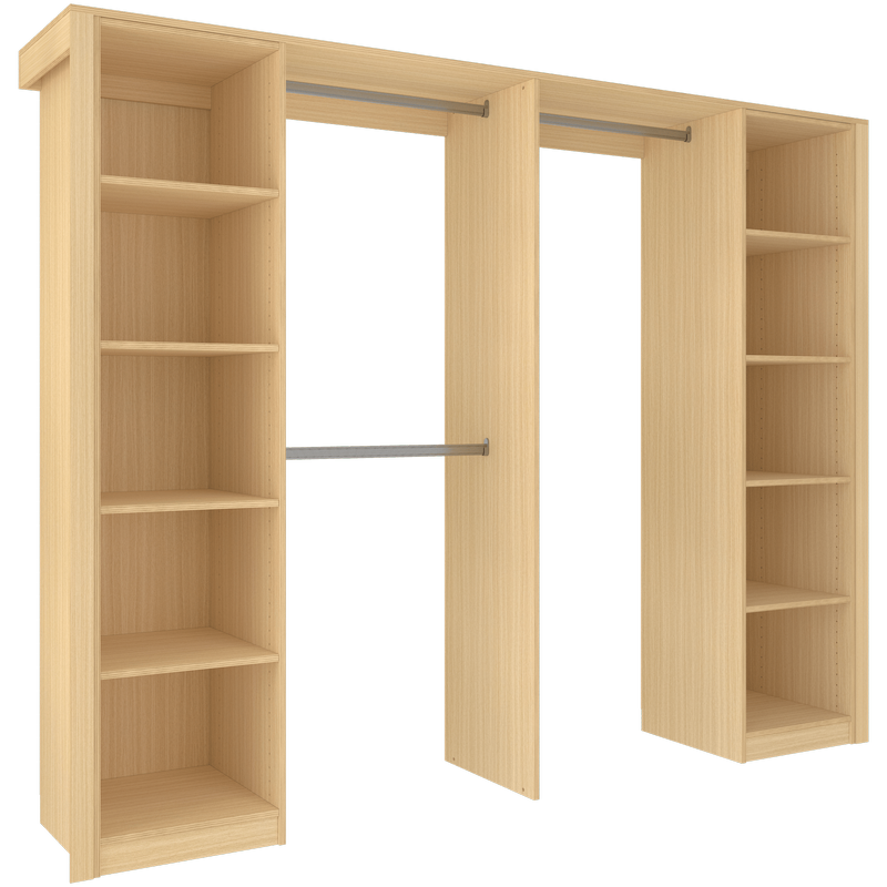 Lugna 2400mm Sand Pack 5 Opening Built In Wardrobe Package
