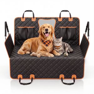 Advwin Pet Dog Car Seat Cover For Back Seat Waterproof Seat Cover Hammock