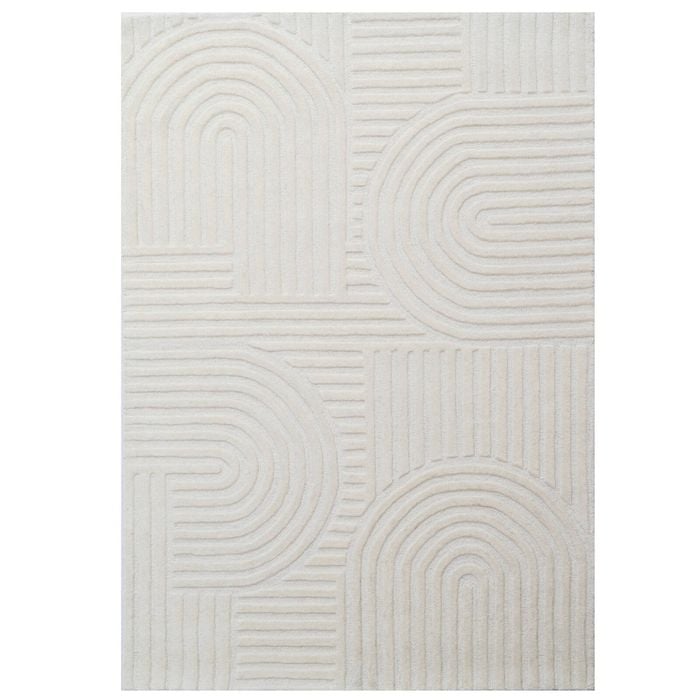 Contemporary Handmade Wool Rug-Unity 6230-Ivory-160x230cm